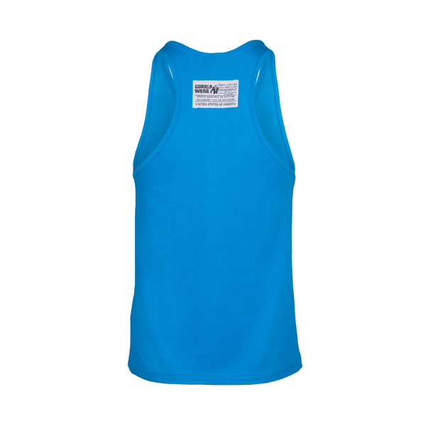 Gorilla Wear Classic Tank Top Blue – linne bakifrån
