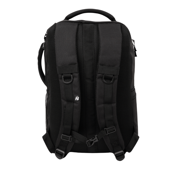 Gorilla Wear Akron Backpack Black 31 L – ryggsäck sedd bakifrån