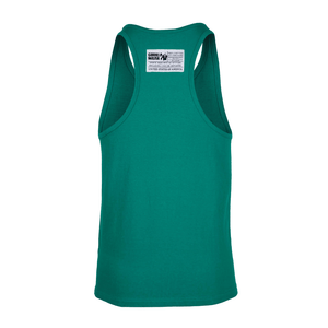 Gorilla Wear Classic Tank Top Teal Green – linne bakifrån