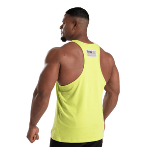 Gorilla Wear Classic Tank Top Wild Lime – linne på modell bakifrån
