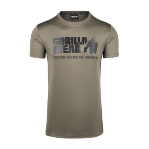 Gorilla Wear Classic Training T-Shirt Army Green – framifrån