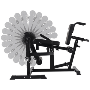 Master Fitness BX25 Ben & Bål Träningsmaskin – benspark med rörelseillustration