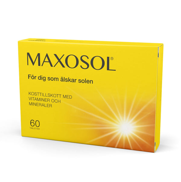 Maxosol 30 kapslar – tabletter i gul förpackning