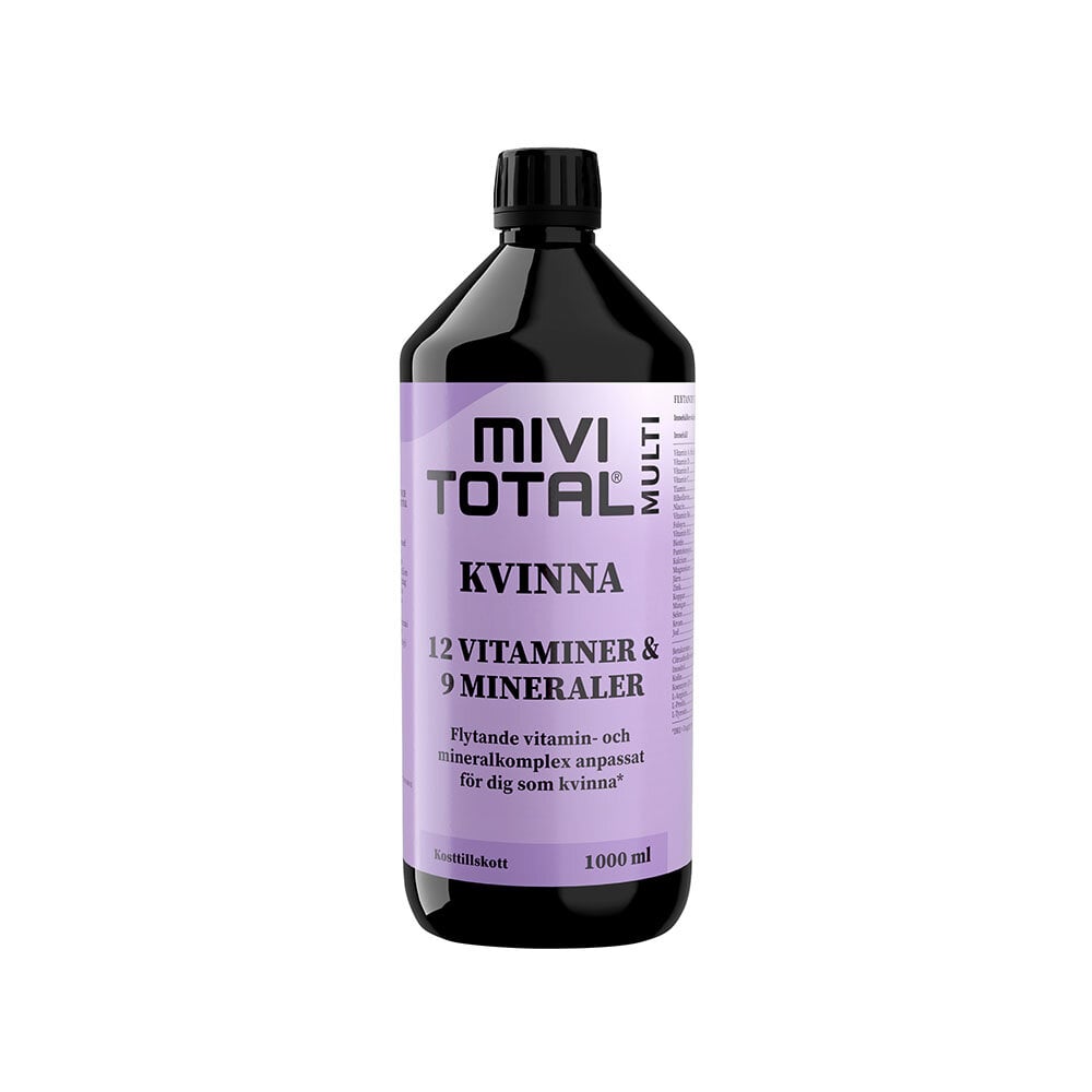 Mivitotal Multivitamin & Mineraler Kvinna 1000 ml Flytande