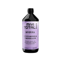 Mivitotal Multivitamin & Mineraler Kvinna 1000 ml Flytande