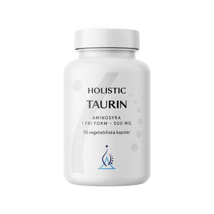 Holistic Taurin 500 mg 90 vegetabiliska kapslar
