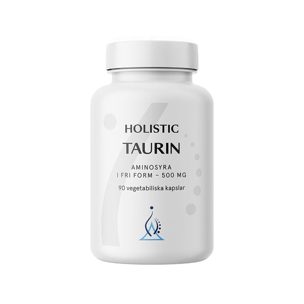 Holistic Taurin 500 mg 90 vegetabiliska kapslar