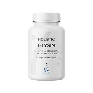 Holistic L-lysin 500 mg 90 vegetabiliska kapslar