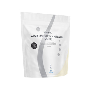 Holistic Vassleprotein + kreatin Vanilj 750 g
