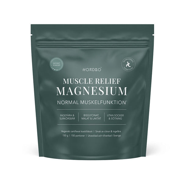 Nordbo Muscle Relief Instant Magnesium 150 g pulver