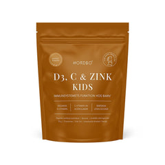 Nordbo D3, C & Zink Kids 53 g pulver