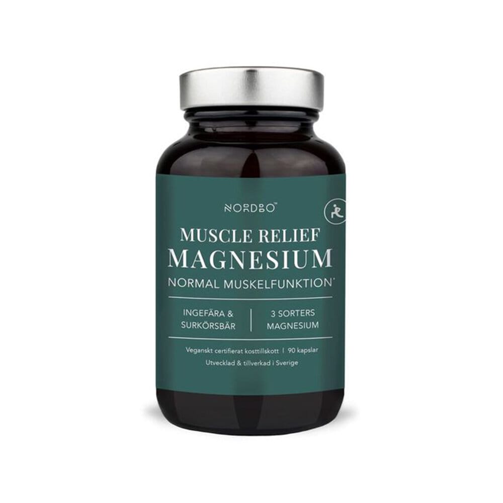 Nordbo Muscle Relief Magnesium 90 kapslar