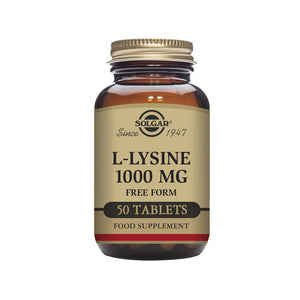 Solgar L-Lysin 1000 mg 50 tabletter