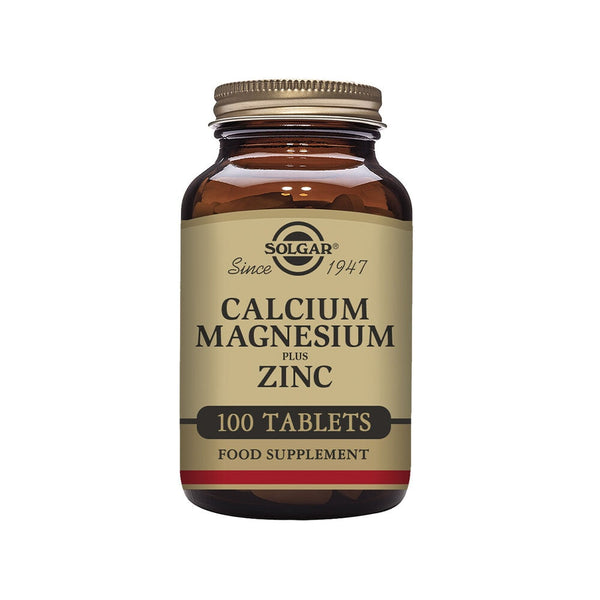 Solgar Kalcium Magnesium + Zink 100 tabletter