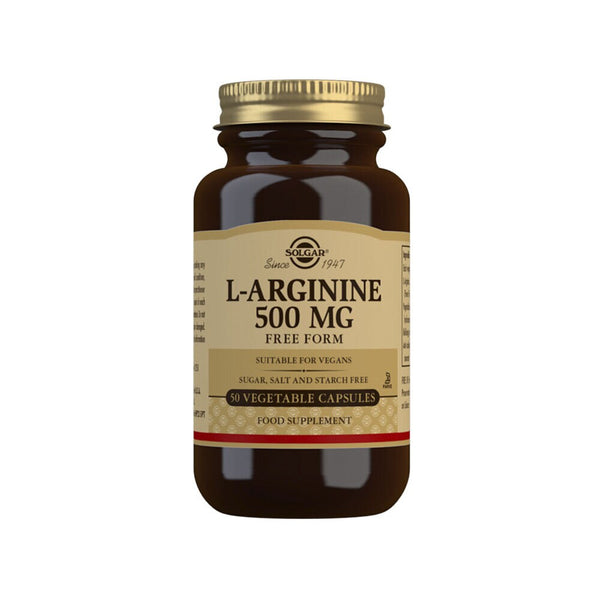 Solgar L-Arginin 500 mg 50 kapslar