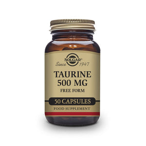 Solgar Taurin 500 mg 50 kapslar