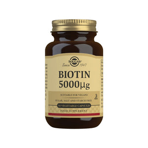 Solgar Biotin 5000 mcg 50 kapslar