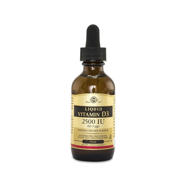 Solgar Vitamin D3 Flytande 2500 IU 59 ml