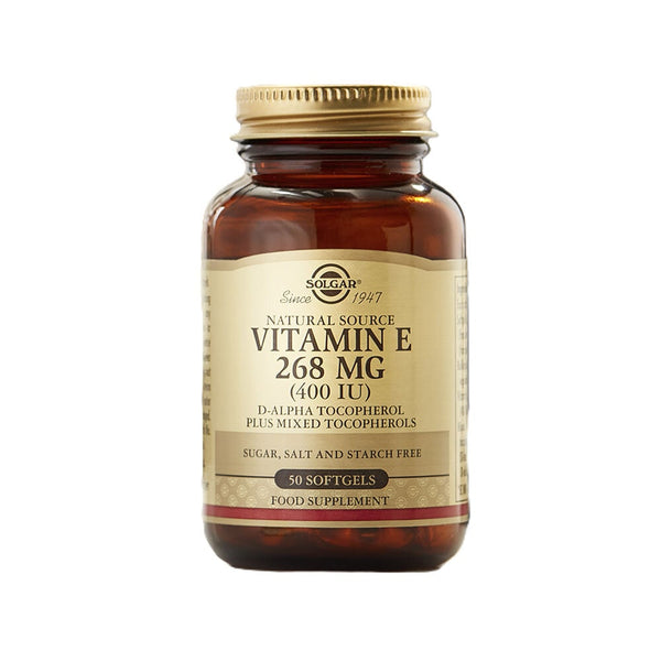 Solgar Vitamin E 400 IU 50 mjuka kapslar