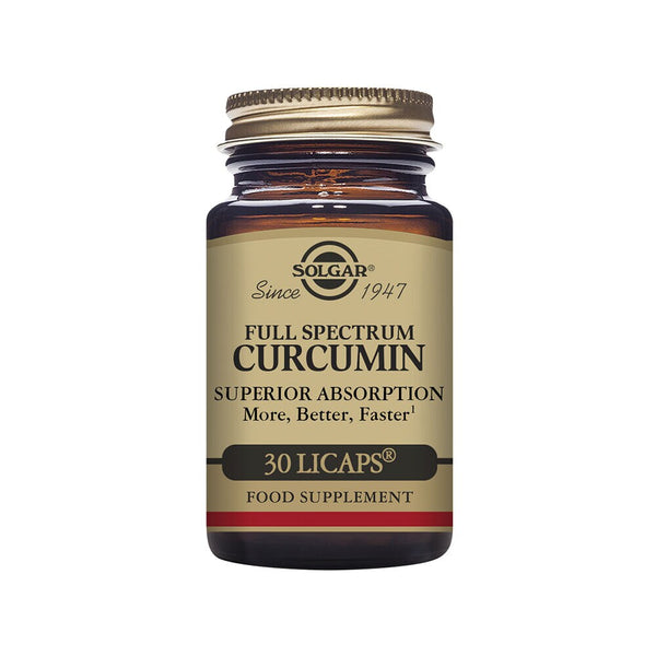 Solgar Full Spectrum Curcumin 30 kapslar