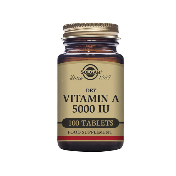 Solgar Vitamin A 5000 IU Dry 100 tabletter