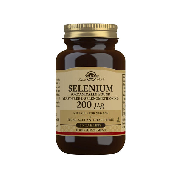 Solgar Selen 200 mcg Jästfri 50 tabletter