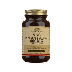 Solgar NAC (N-Acetyl L-Cysteine) 600 mg 60 kapslar