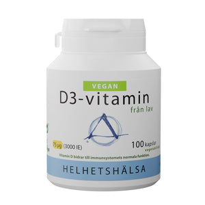 Helhetshälsa D-vitamin Vegansk 75 µg 100 kapslar