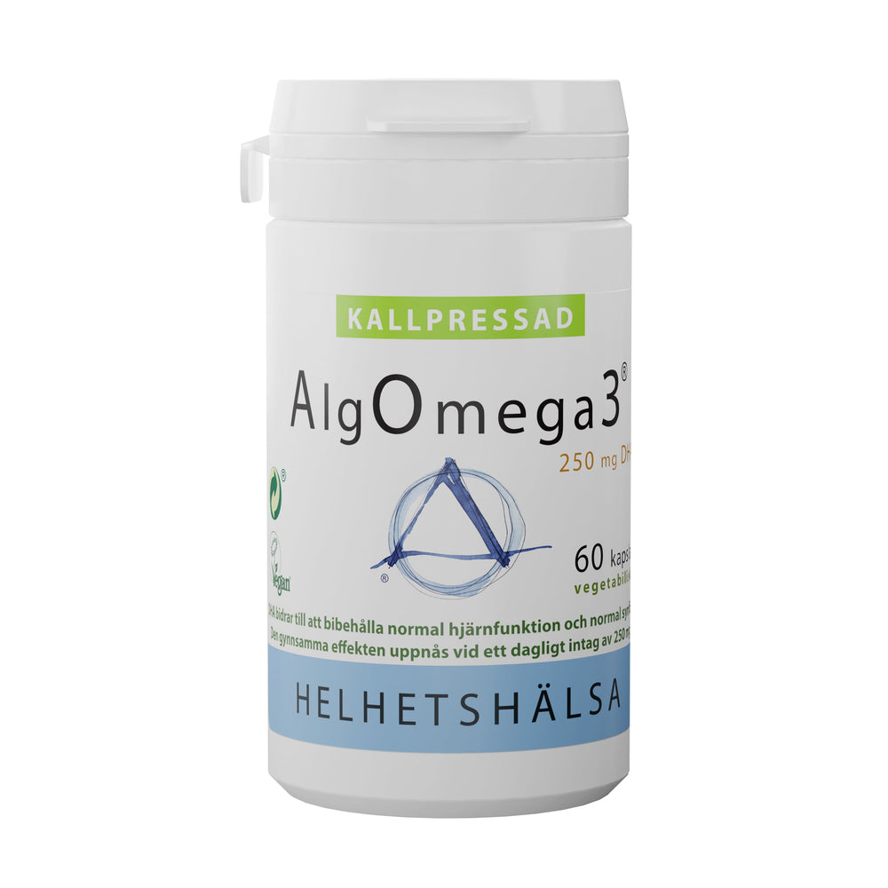 Helhetshälsa AlgOmega3 Kallpressad 60 kapslar