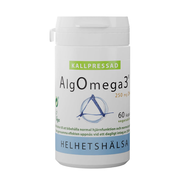Helhetshälsa AlgOmega3 Kallpressad 60 kapslar