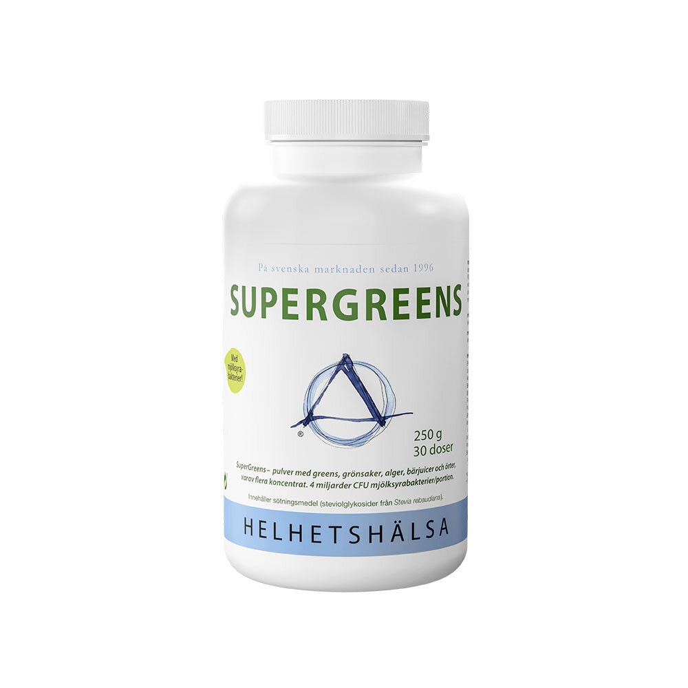 Helhetshälsa Supergreens 30 port. 250 g