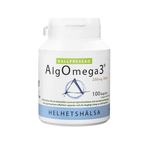 Helhetshälsa AlgOmega3 Kallpressad 100 kapslar