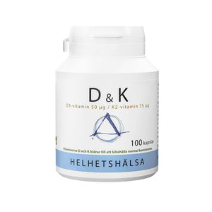 Helhetshälsa D & K 100 kapslar