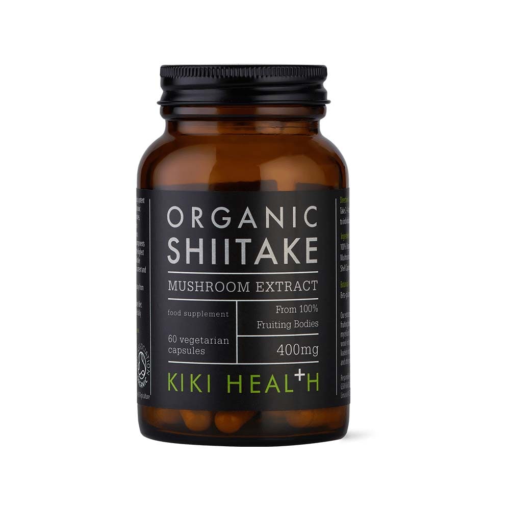 Kiki Health Organic Shiitake Extract Mushroom 60 kapslar