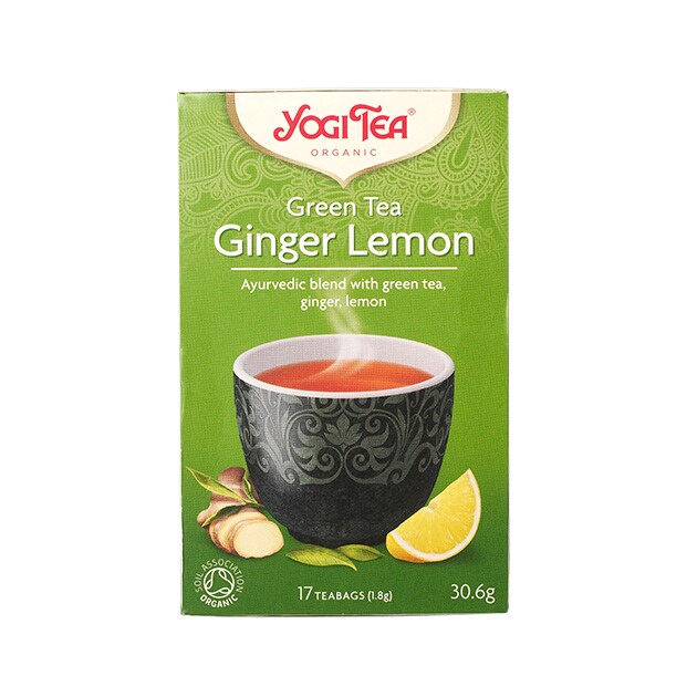 Yogi Tea Green Tea Ginger Lemon 17 påsar