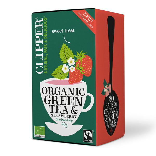 Clipper Green Tea Strawberry 20 påsar