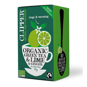 Clipper Green Tea Lime & Ginger 20 påsar