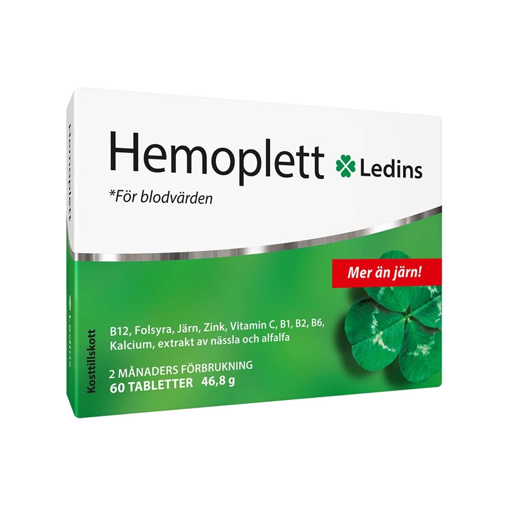 Ledins Hemoplett 60 tabletter