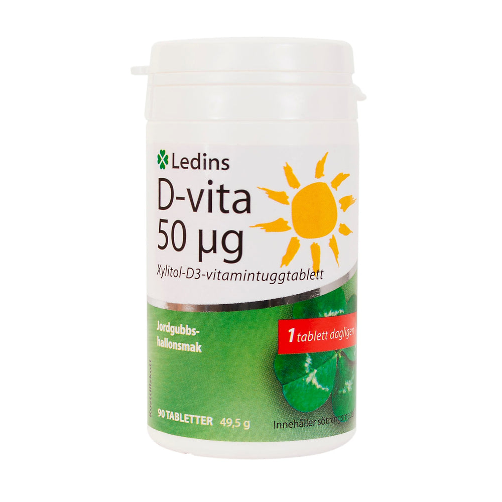 Ledins D-Vitamin 50 µg 90 tuggtabletter
