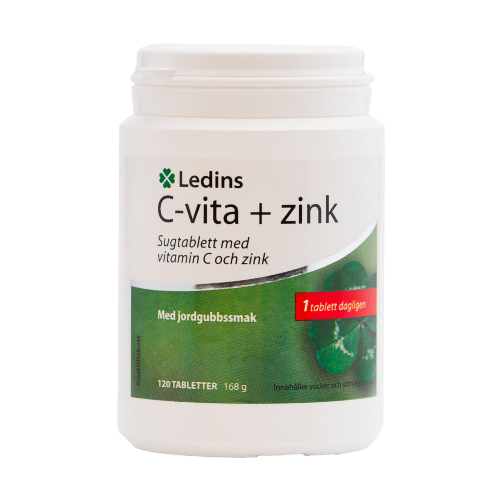 Ledins C-Vitamin+Zink 120 sugtabletter