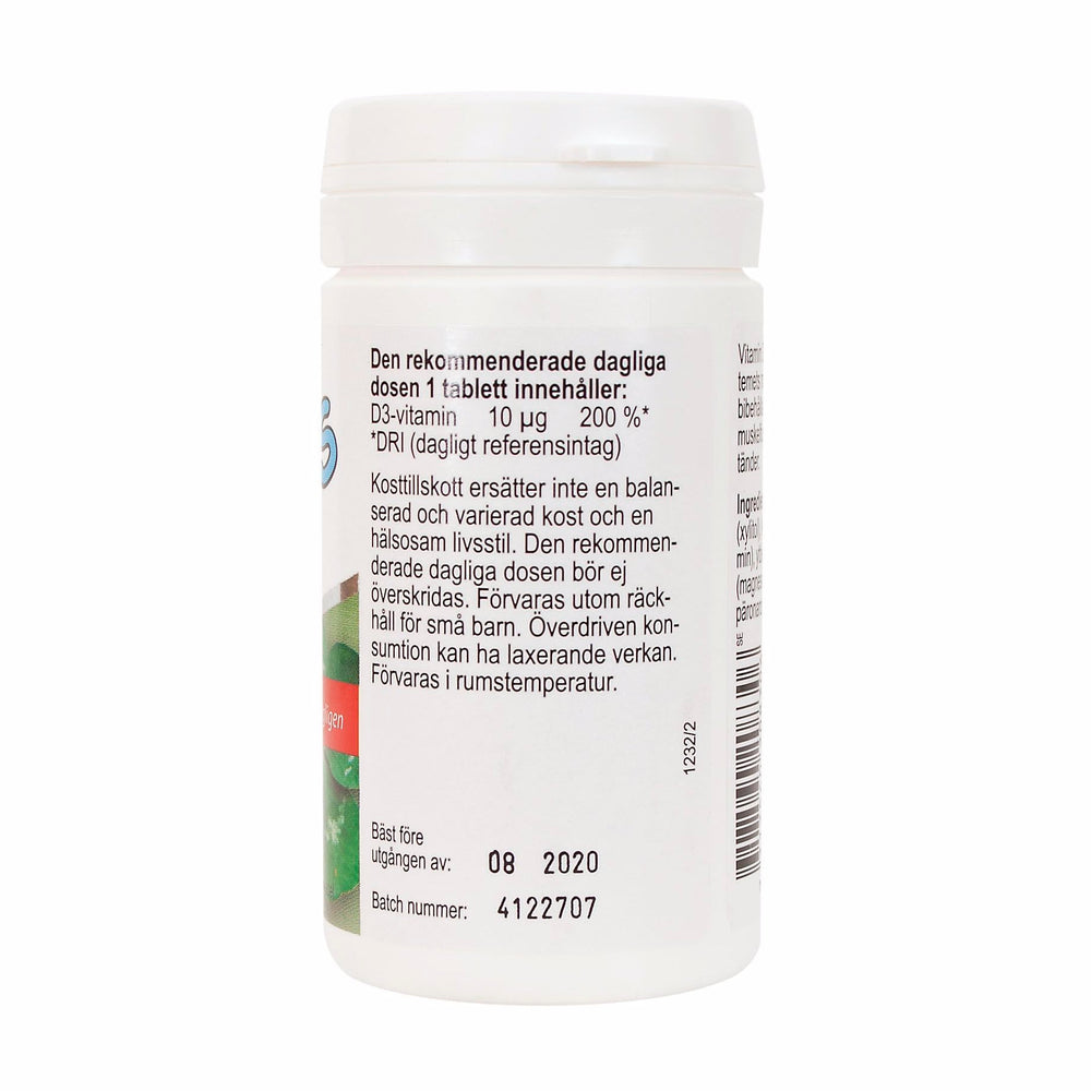 Ledins D-Vitamin Kids 10 µg 90 Tuggtabletter