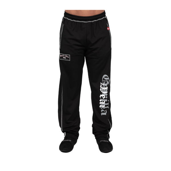 Gorilla Wear Marlow Mesh Pants Black/Grey – meshbyxor på modell framifrån