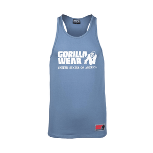 Gorilla Wear Classic Tank Top Coronet Blue – linne framifrån
