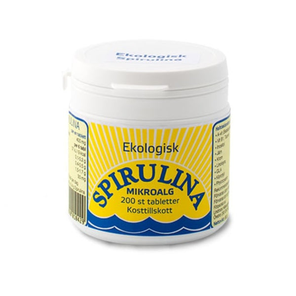 Lindroos Spirulina ekologisk 200 tabletter