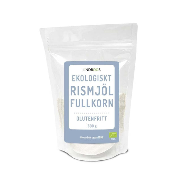 Lindroos Rismjöl Fullkorn 600 g
