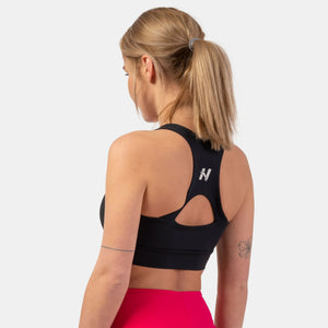 NEBBIA Active Sports Bra Black – detaljbild