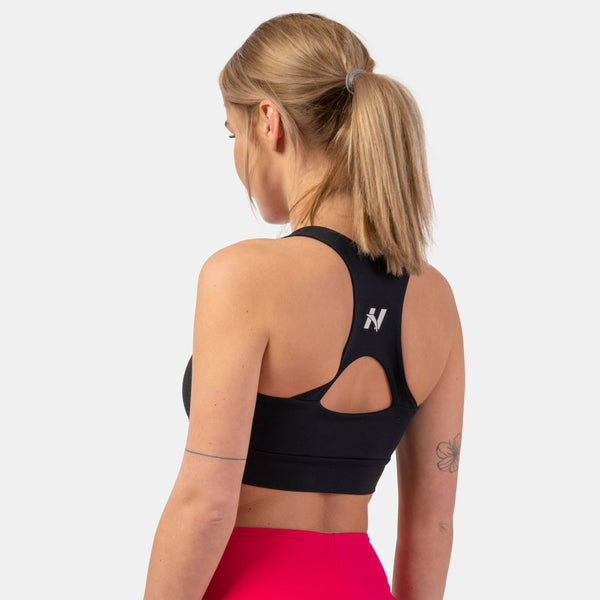 NEBBIA Active Sports Bra Black – detaljbild