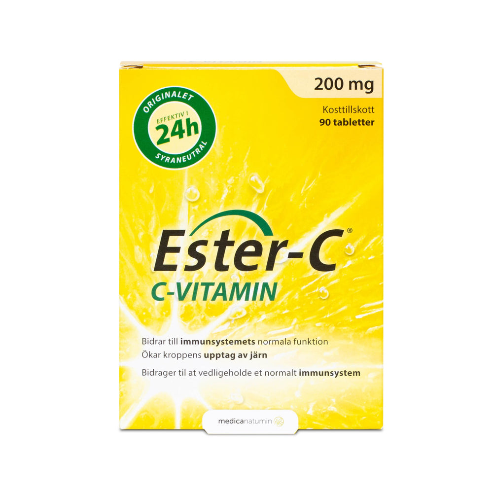 Ester-C C-Vitamin 200 mg 90 tabletter