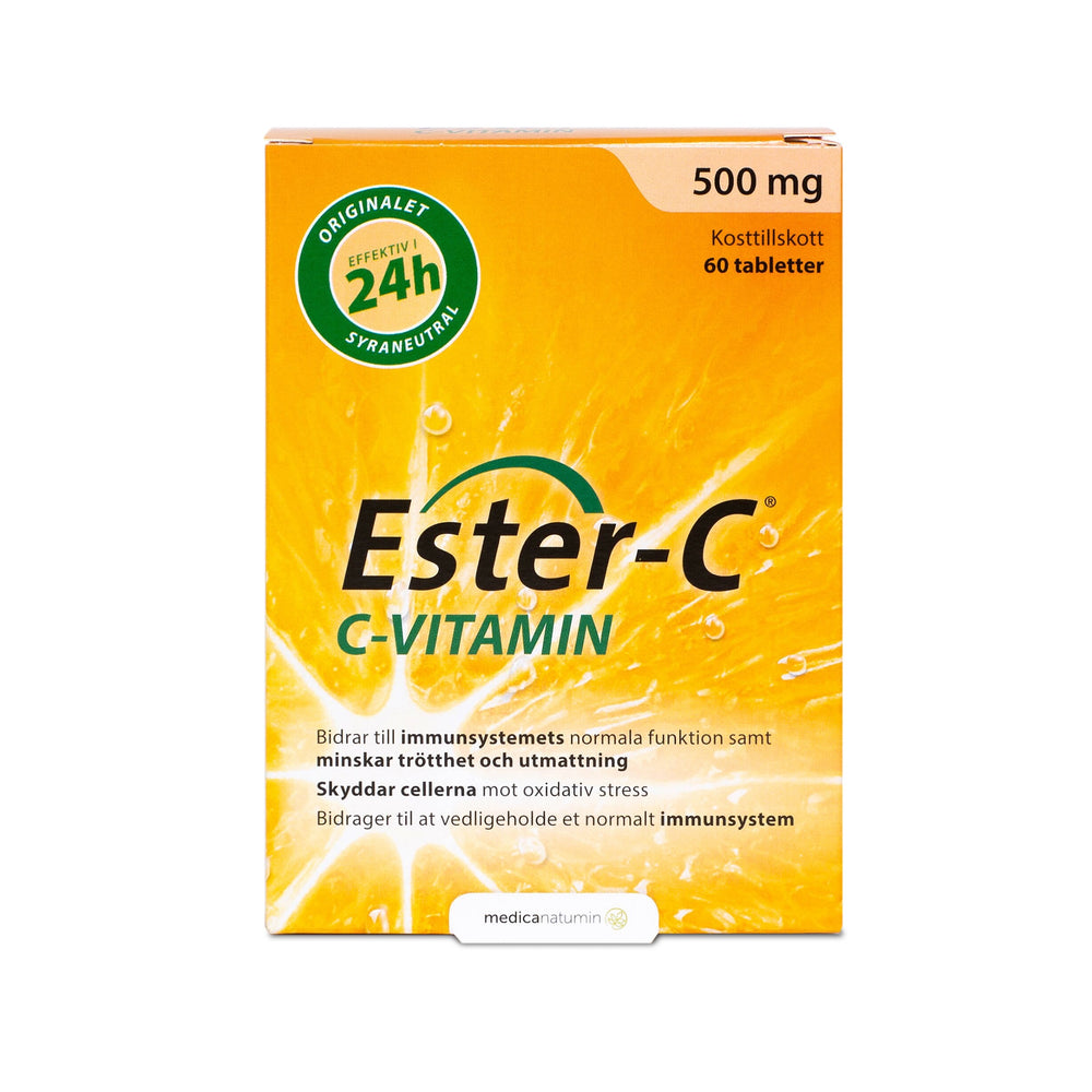 Ester-C C-Vitamin 500 mg 60 tabletter