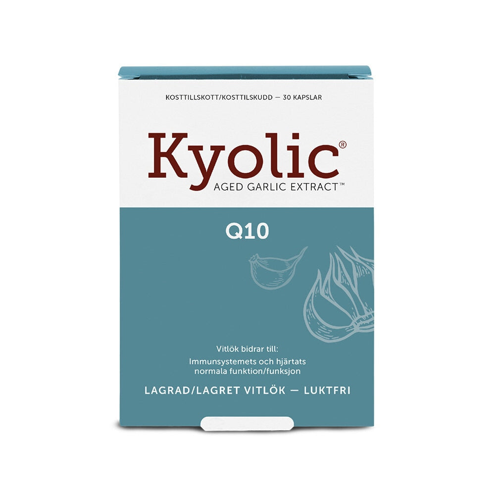 Kyolic Original 600 mg + Q10 100 mg 30 kapslar